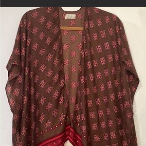Soft brown hippie/hindi style bikinii cover up. One size. Amazing material!